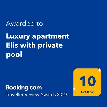 Appartamento Luxury Elis With Private Pool